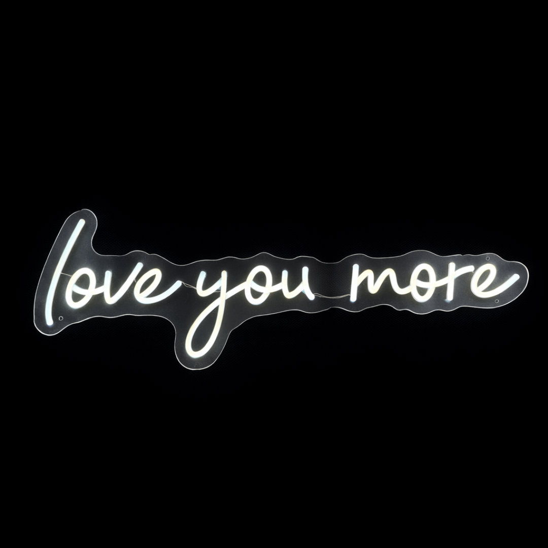 amor eterno en luz neón